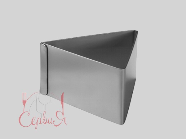 Форма трикутна для формування гарнірів 80*80*80мм, h45мм_2