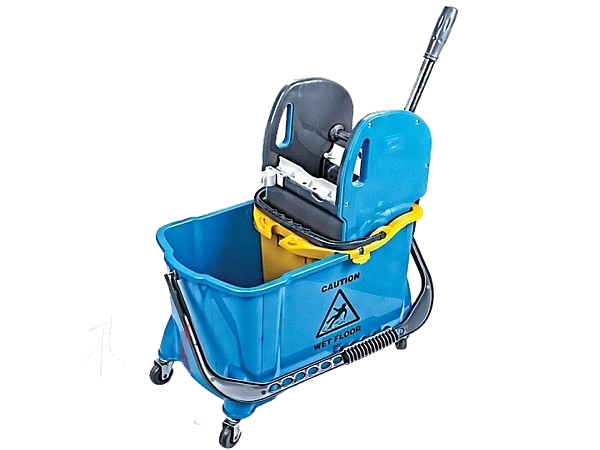 Відро для прибирання на колесах 24л з віджимом НТS-731_1