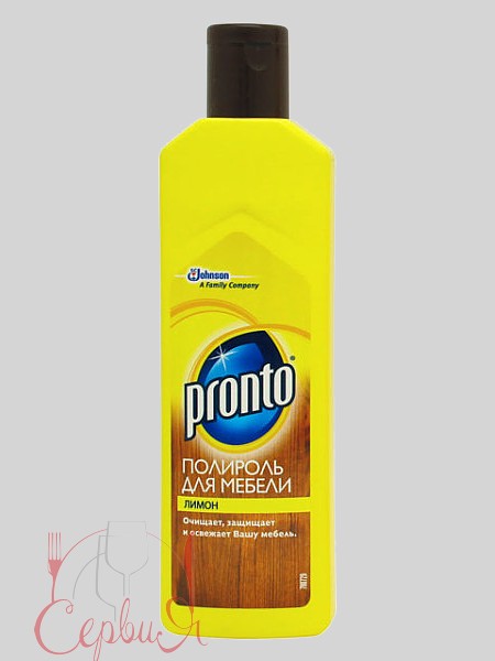 Поліроль для меблів Лимон 300мл Pronto_3