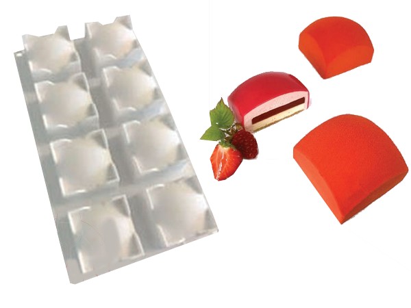 Форма силіконова 60*60*39мм SQUARE SPHERE 110_1