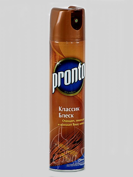 Поліроль для меблів Класик аерозоль 250мл Pronto_2