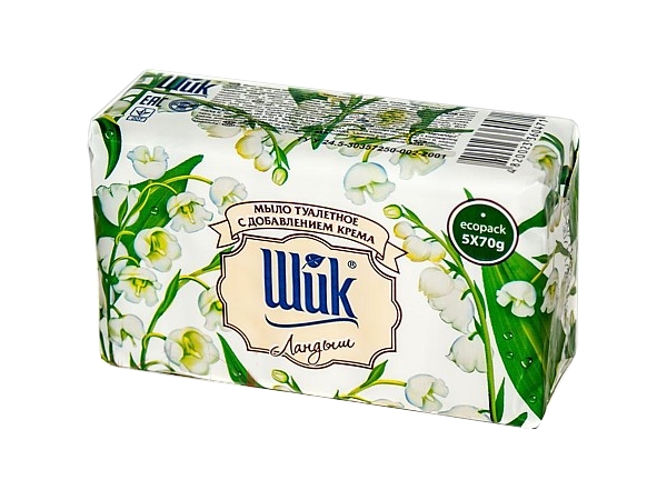 Мило туалетне Шик асорті 5х70гр_1