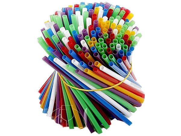 Соломка для мартіні 12,5смх4,8мм без згину асорті 200 шт СП_1