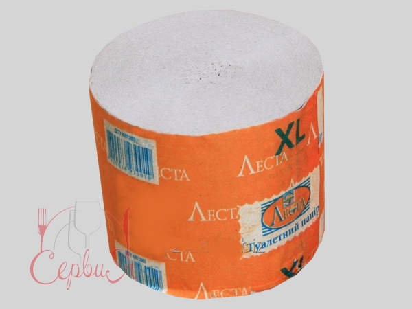 Туалетний папір сірий макулатурний ЛЕСТА XL_2