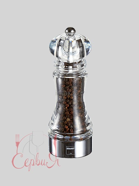 Млинок для перцю прозорий 17,5см Bisetti Perugia 851_2