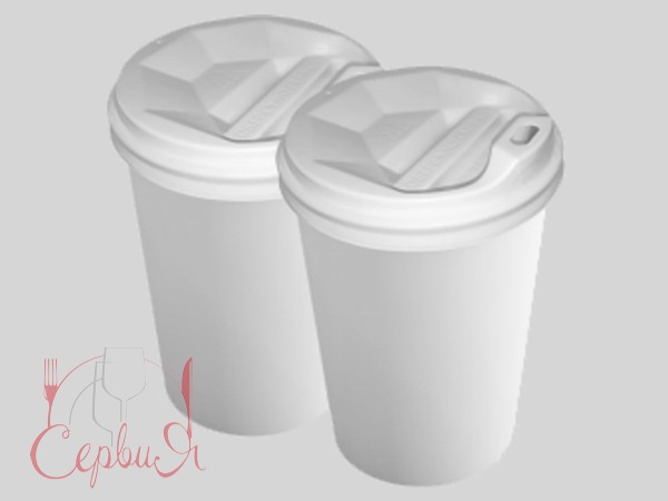 Стакан 450мл паперовий білий під кришку 90мм 50шт SС STORA ENSO_2