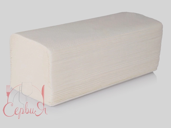 Рушник 1шар Vскладення сірий 160шт Servia PRO_3