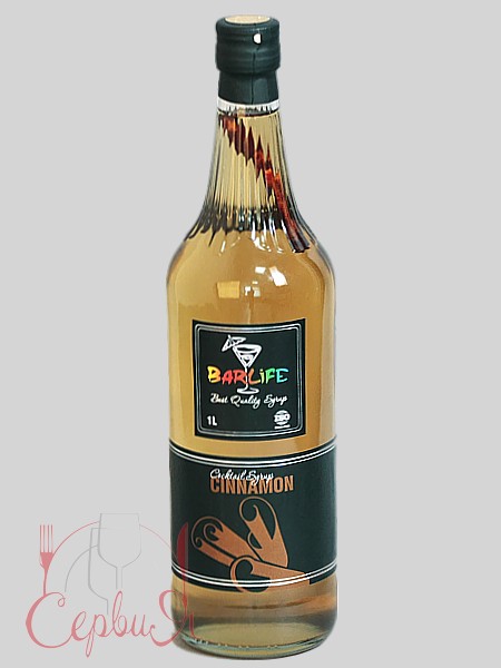 Кориця сироп 1л Barlife_2