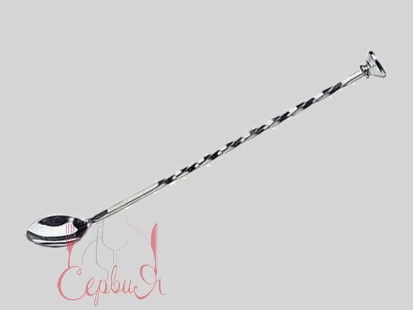 Ложка барна з конічним мадлером спіраль велика Профі 203002_2