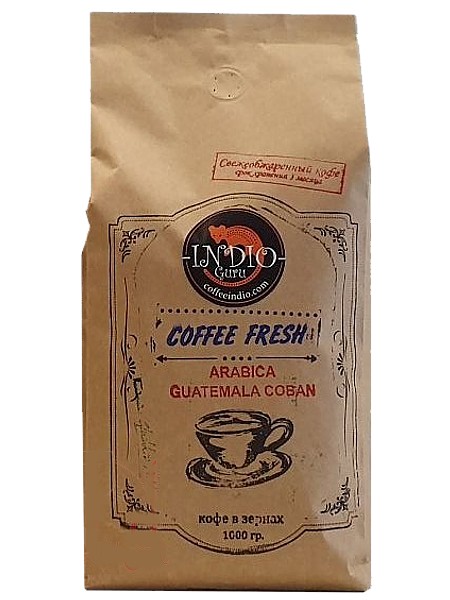 Кава в зернах 1кг Гватемала Кобан_1