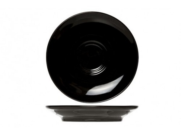 Блюдце д.160мм черное Barista C&T 4181016_1