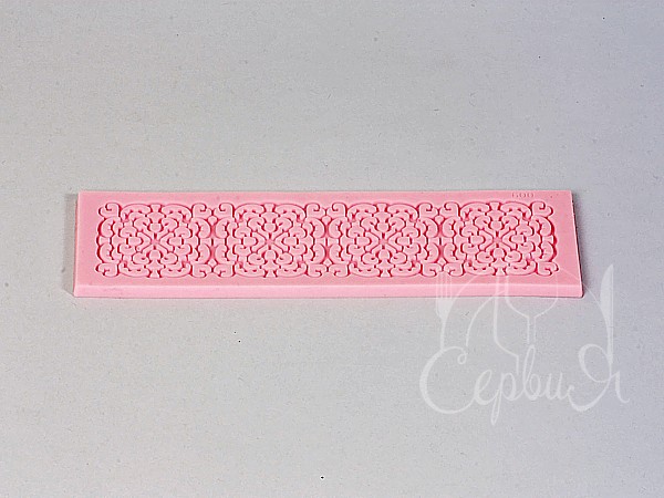 Килимок кондитерський для айсінга 5*17см  Оборка 16823_3