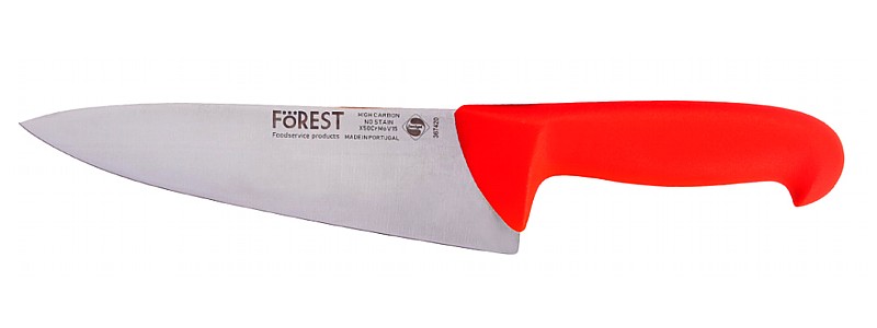 Ніж кухарський 20см червоний Forest 367420_1