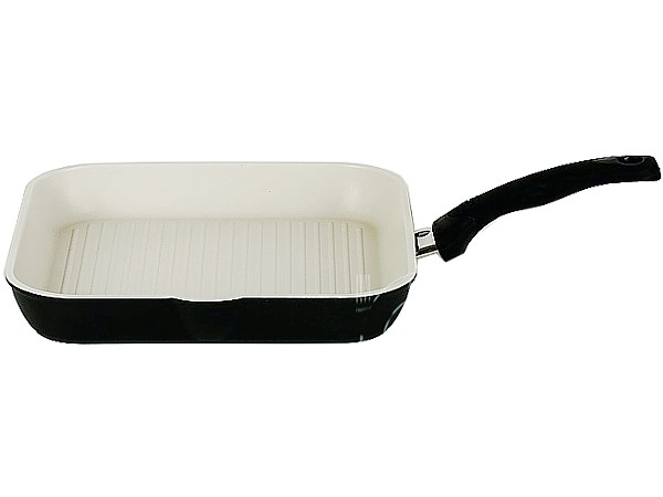 Пательня грiль 28х28см (біла кераміка) 9W9С40.28 SALENTO_1