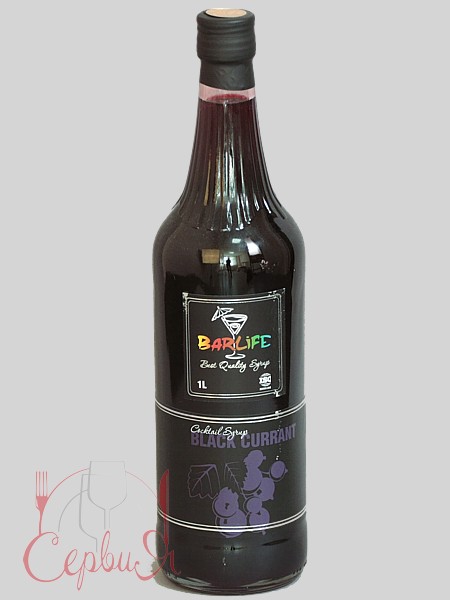Смородина чорна сироп 1л Barlife_2