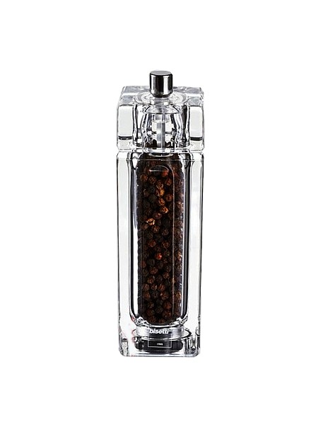 Млин для перцю квадратний прозорий 14,5см Bisetti Como 826_1