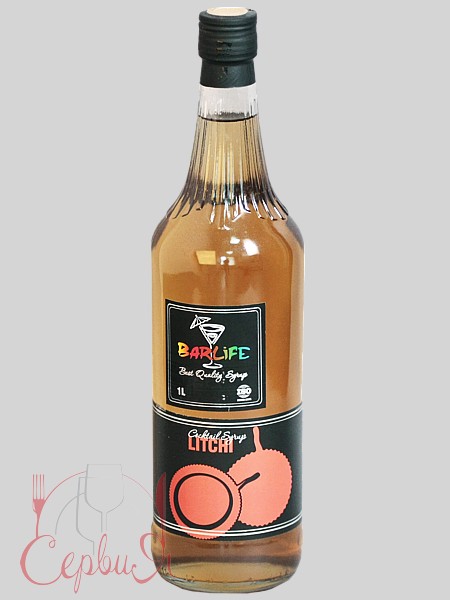 Лічі сироп 1л (ПЛАСТ.БУТ.) Barlife_2