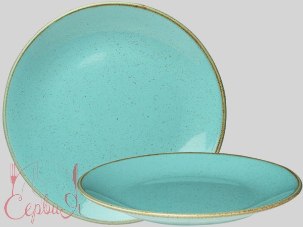 Тарілка плітка 28см Porland Seasons Turquoise 187628_2
