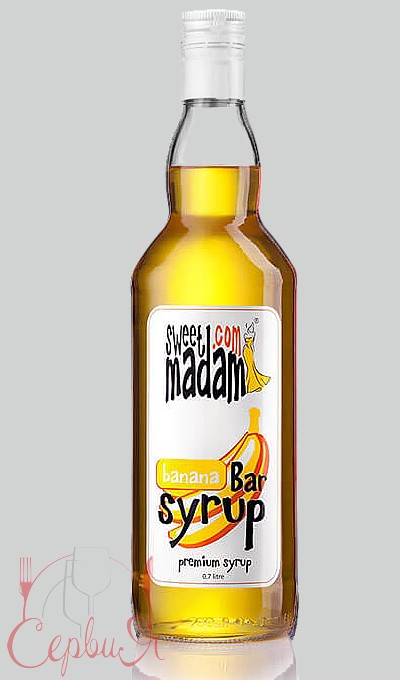 Банан желтый сироп 0,7л Madam_3