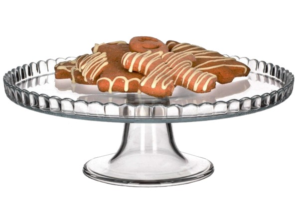 Блюдо сервірувальне на ніжці зубчики вгору 28см Patisserie 98259_1