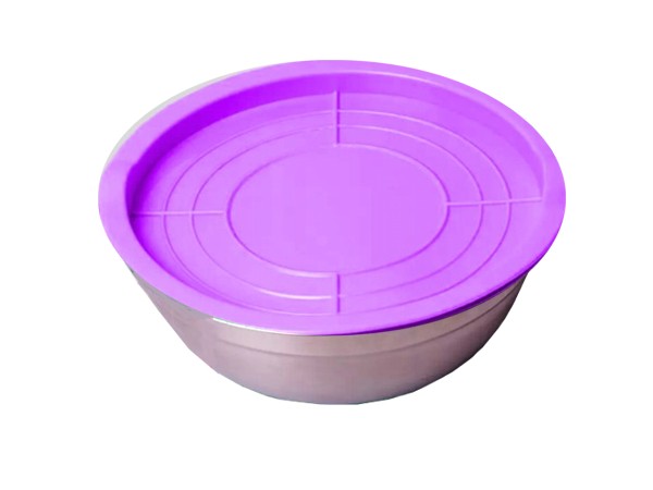 Миска глибока метал. д.22см с крышкой 19678_1