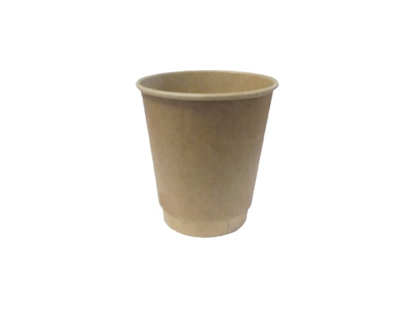 Стакан 180мл паперовий двошаровий Крафт/Крафт 25шт АПХ 122270_1