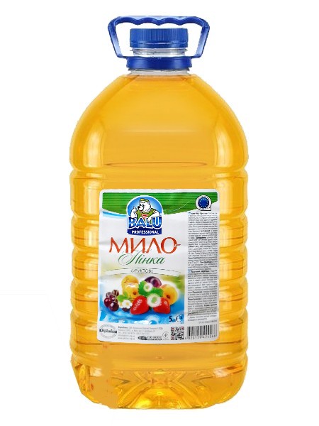 Мило-пінка Фруктове 5л BALU РЕТ пляшка_1