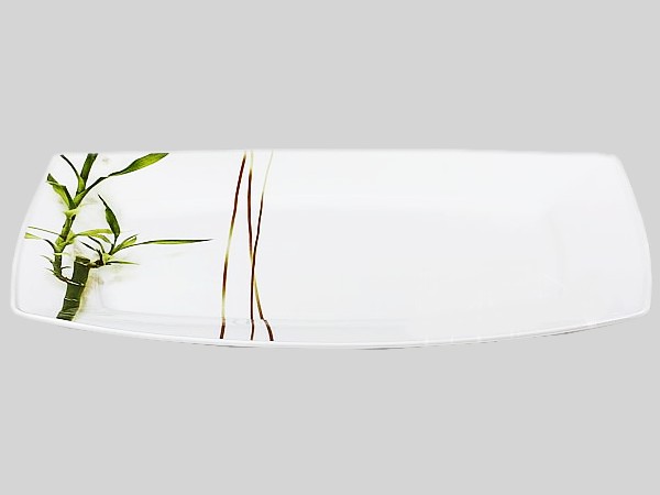 Блюдо прямокутне 38см 2762 бамбук Victoria_2