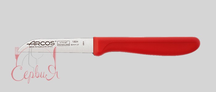 Ніж для чищення  червоний 8см 180422 Genova Arcos_3