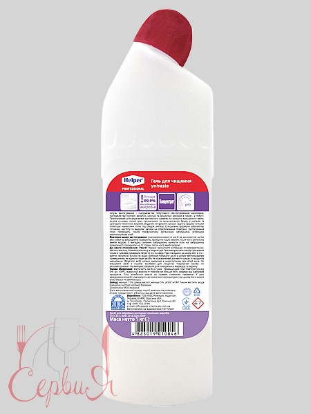 Засіб-гель для чищення унітазів 1000мл Helper 190500090_2