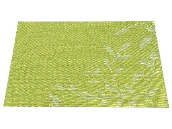 Сет під гаряче вініл 40х35см салатові листочки 17971_1