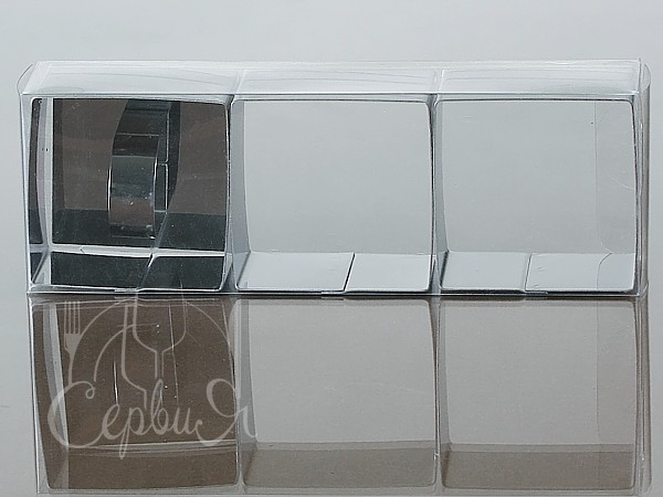 Набір форм квадратних 6х6см для формування гарнірів і салатів 3шт 16496/389_4