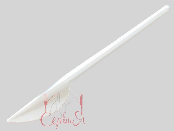 Ніж столовий білий 16см 90шт А_2