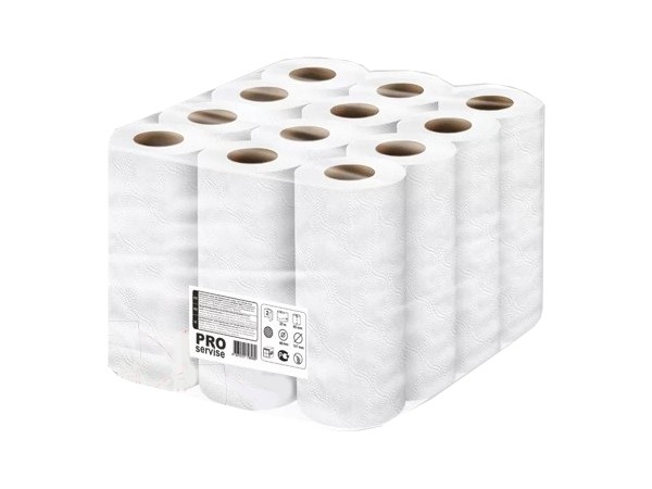 Рушник в рулоні 2шари 12,5м PRO 33700150 12рул_1