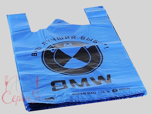 Пакет майка 36х58см 50шт BMW_2