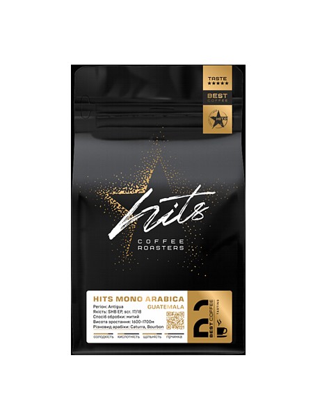 Кава в зернах Hits Guatemala Huehuetenango 250г_1
