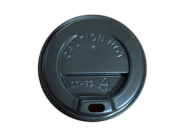 Кришка ST-72 чорна для паперового стакана 185мл 50шт_1