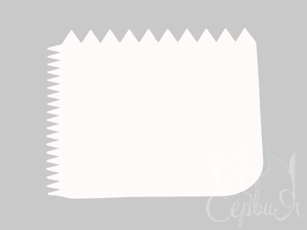 Скребок пластиковий кондитерський 8058 10х10см 15966_2