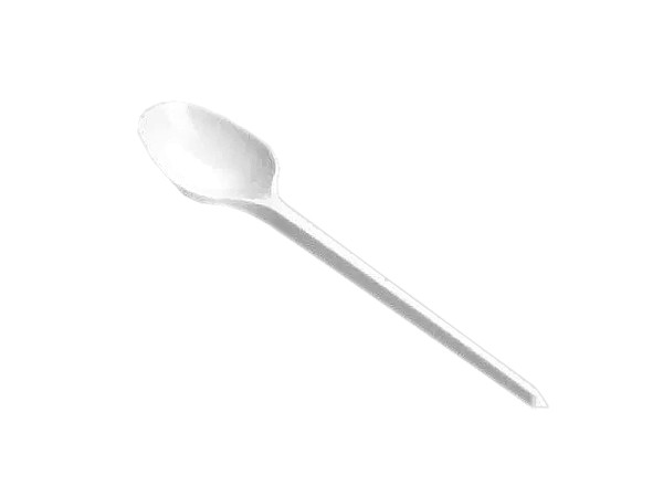 Ложка чайна біла СУПЕР 100шт СТ_1