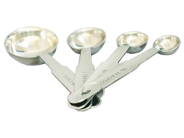 Набір мірних ложок круглих 1,25/2,5/5/15мл 4шт Н_1