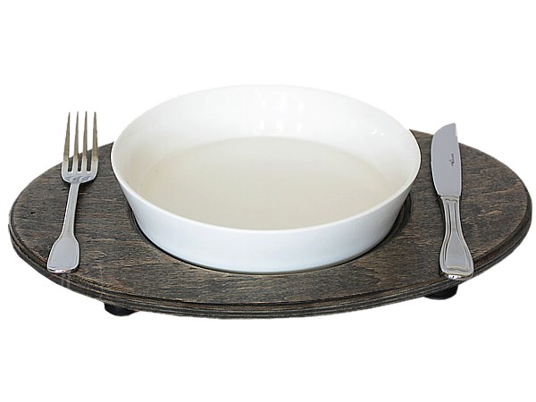 Підставка-піднос дерев'яна овал.36х26см_1