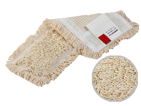 Моп петлевий з бавовни для волог.приб. (кишені/стрічки) 40х13см 18401200_1