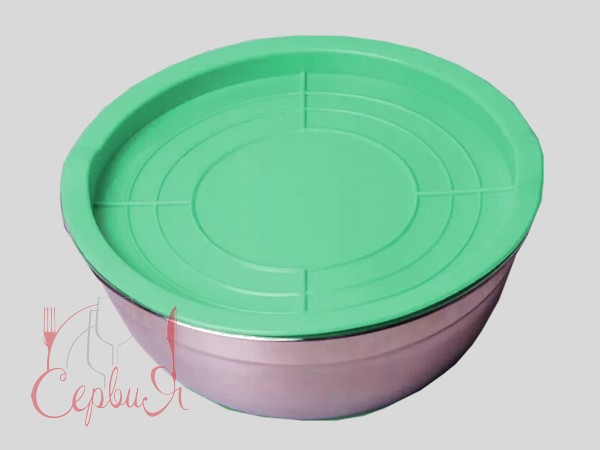 Миска глибока метал. д.26см с крышкой 19680_2