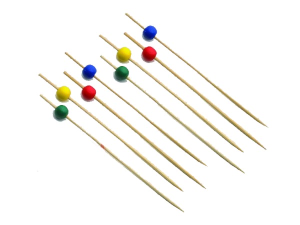 Шпажка "Перлина" 15см асорті 50шт АД_1