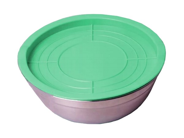 Миска глибока метал. д.26см с крышкой 19680_1