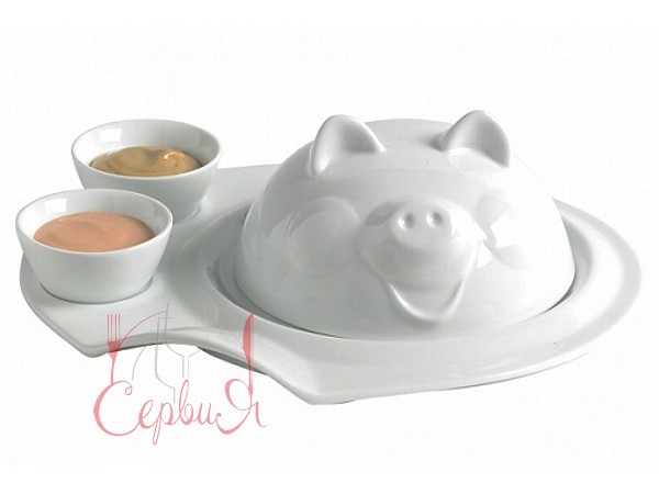 Сет для закусок 27х24,8х8см "Хрюша" C&T 623067_2