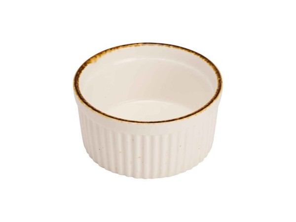 Розетка з рельєфом для запікання д.8,8см Brisbane white 1480009_1