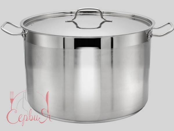 Каструля з кришкою 35л індукційне дно ZB-40_2