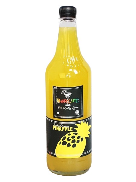 Ананас сироп 1л (ПЛАСТ.БУТ.) Barlife_1