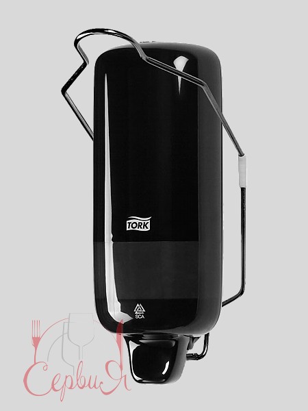 Дозатор мила рідкого 1л чорний Tork 560008_2
